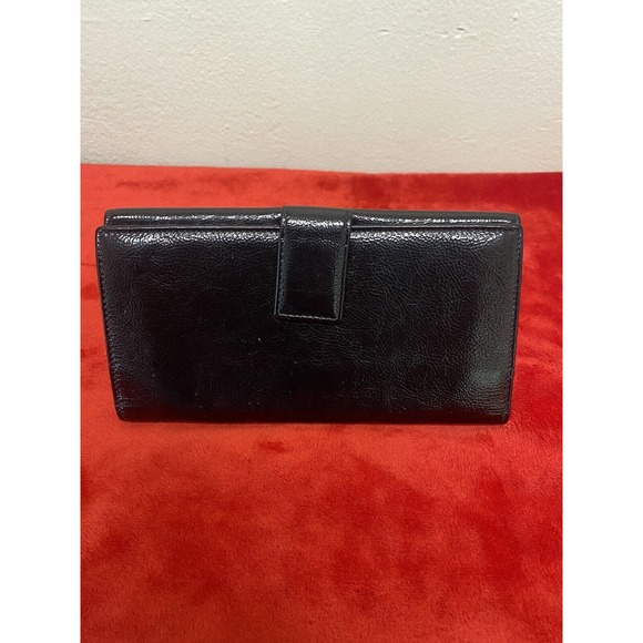 Yves Saint Laurent YSL Black Patent Leather Belle De Jour Flap Clutch With COA - Picture 5 of 16